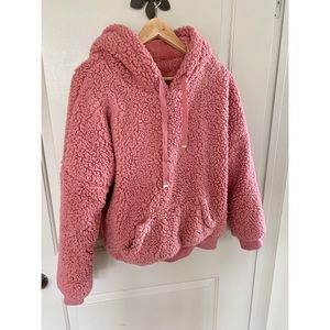 Thick Sherpa Hoodie (Brand Unknown)